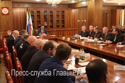 Прошло совместное заседание АТК и Оперативного штаба Ингушетии