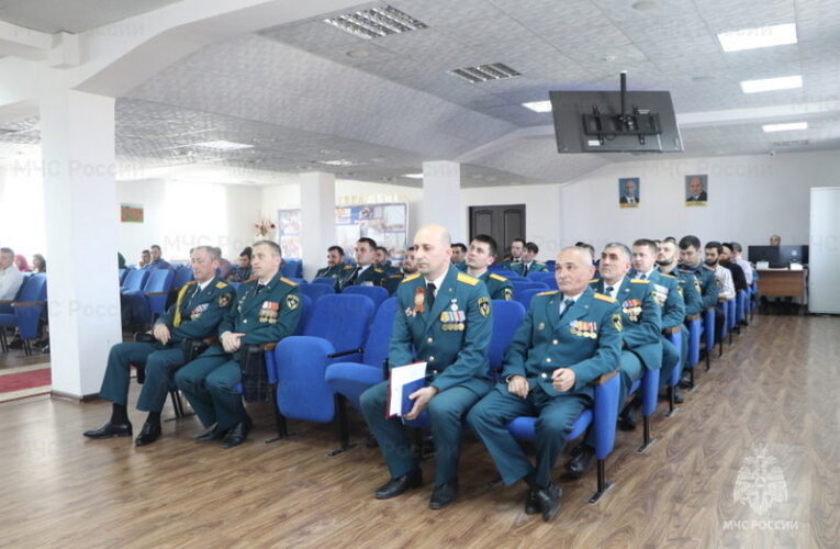 В главном управлении МЧС по Ингушетии провели мероприятие к Дню Победы