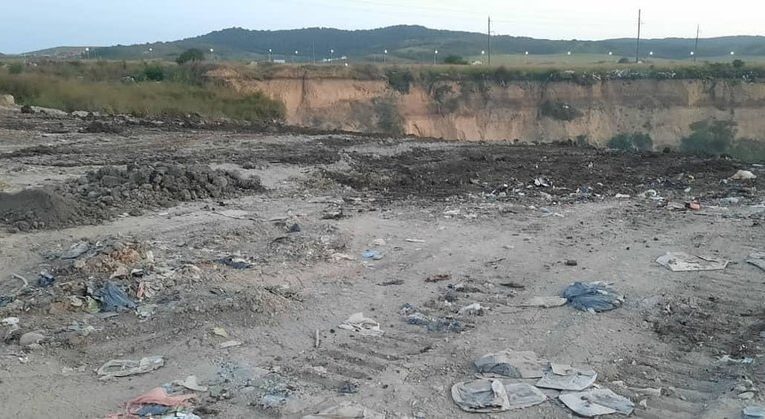 В городе Карабулаке Ингушетии потушили загоревшуюся мусорную свалку