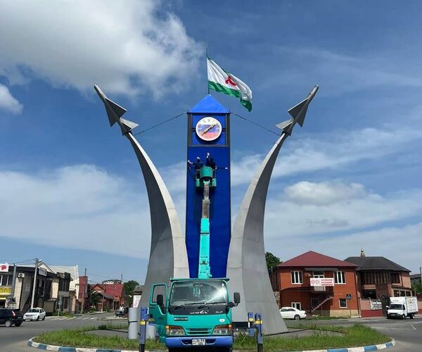 В культурной столице Ингушетии отремонтируют конструкцию на «Оскановском круге»