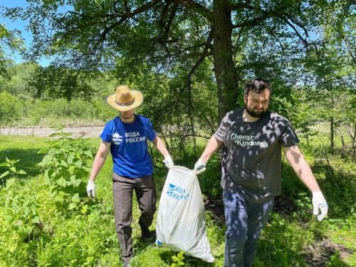 В рамках акции «Вода России» в Ингушетии очистили 10 км берега реки Асса