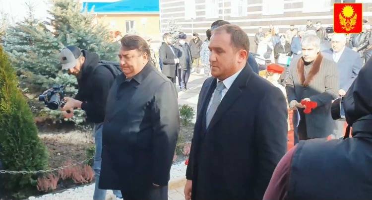 В столице Ингушетии открыли мемориал погибшим правоохранителям при исполнении служебного долга